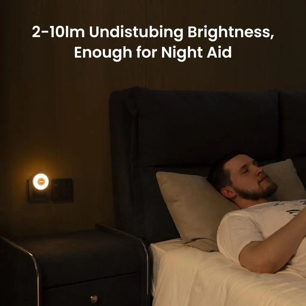 Yeelight Mini Plug-in Light Sensor Night Light 2700K Warm White 0.25W Ultra Low Energy 100-240V EU Plug