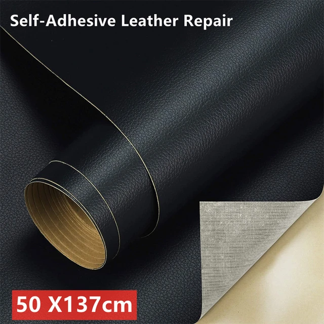 Self Adhesive Leather for Sofa Repair Patch Furniture Table Chair Sticker  Seat Bag Shoe Bed Fix Mend PU Artificial Leather Skin