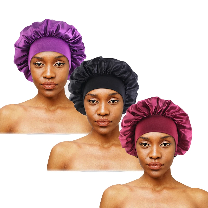 3PCS/LOT elastic cap unisex for brimmed night hat bath cap