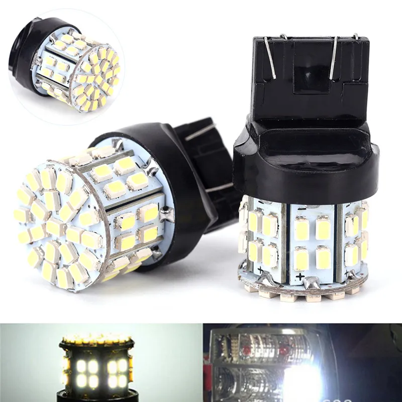 Super Bright T20 7443 W21/5W 1206 50Smd Car Tail Turn Braket Parking Led Lamp