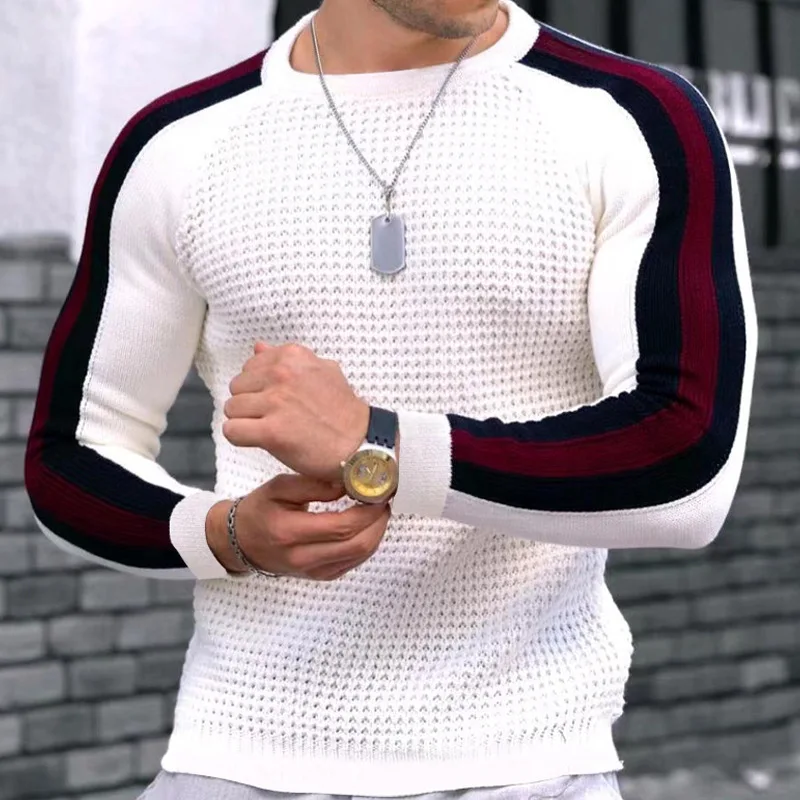 

Fashion Long Sleeve Men T-shirts O-Neck Quick-drying Fitness Spring Autumn Tees Men Shirt Loose Tops Sportswear Running T-shirts