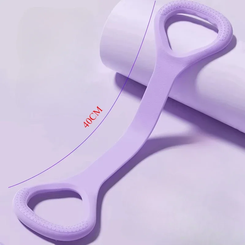 Fitness TPE Yoga Ropes Resistance Gym Stretch Elastic Chest Exercise Assist Band Strap Training Pilates Bands