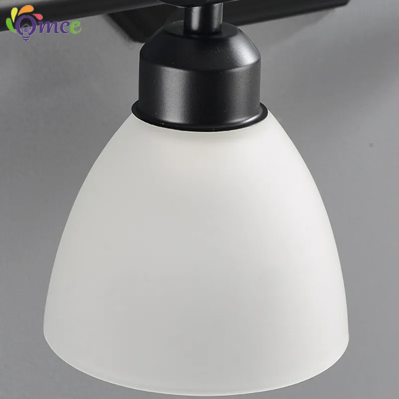 OMEE Modern Led Wall Light AC90-260V Wall Mounted Wall Lamps Bathroom Vintage Mirror Lights Fixture Sconce Black Bronze Lighting