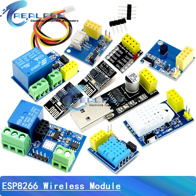 ESP8266 5V WiFi Relay Module DS18B20 DHT11 DHT22 RGB Controller Things Smart Home Remote Control Switch ESP-01S For Arduino STM