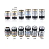 185 4X 10X 40X 100X Biological Microscope Achromatic Objective Lens Microscope Lens Adapters Compact Objective Lens Durable 2