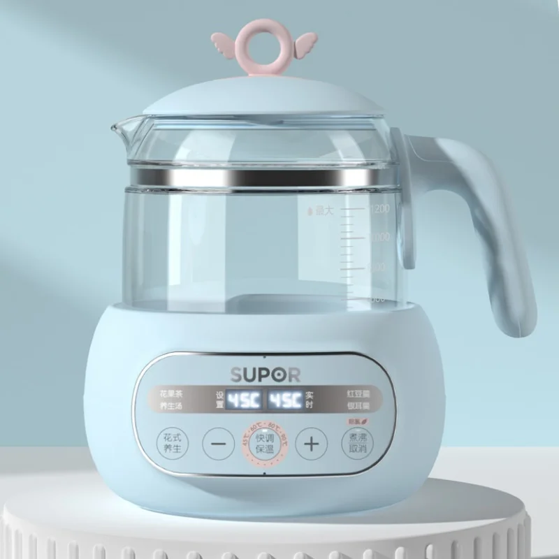 

SUPOR Electric Kettle with Temperature Control Baby Formula Warmer for Home Use 1.2L Multi-functional Milk Powder Machine BW06