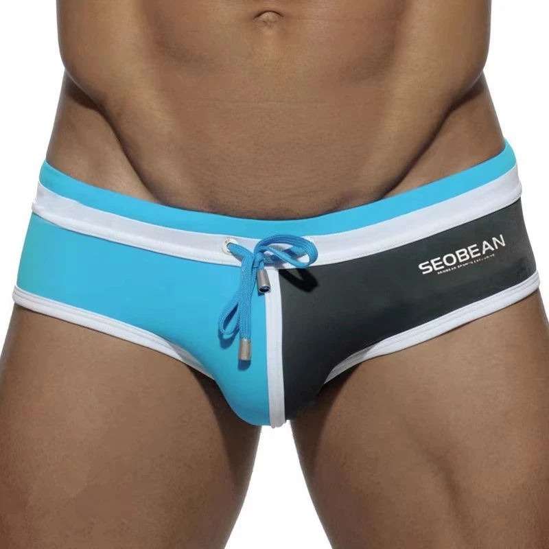 Men Swimwear Brazilian Traditional Cut Swimsuits Swim Bikini Surf Boxer Briefs Board Shorts Trunks - 4