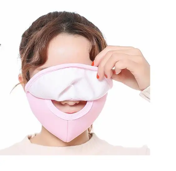 3 d design warm winter cover 2 in 1 mask thickening female cycling wind protective cover mouth male breathable easy breathing