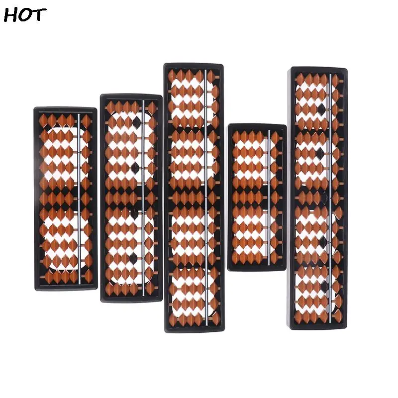 17 Digit Rods Standard Abacus Soroban Calculator Counting Tool Mathematics Beginners Caculating Toys Wooden Abacus