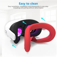 For Meta Quest 3S Silicone Protection Cover 7 In 1 Anti-Fall Joystick Caps Mask Case Face Eye Cover Replacement VR Accessories - Image 4
