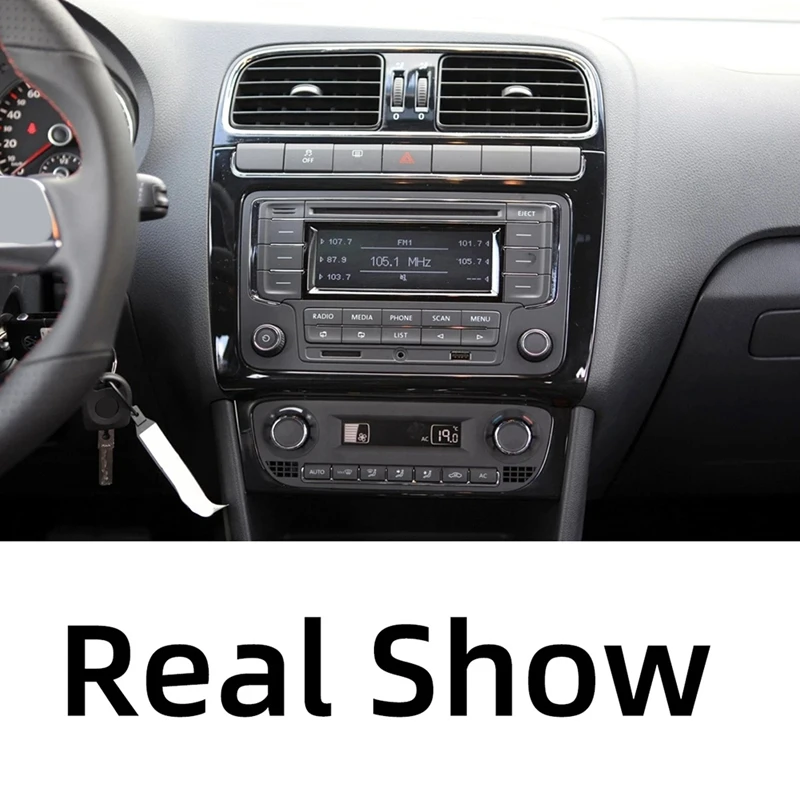 6RD819728 Central Dashboard A/C Air Outlet Vent Dashboard Air Outlet Vent For VW Polo 2011-