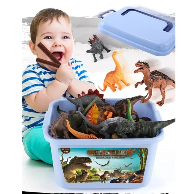 Montessori dinossauros crianças brinquedos educativos dino brinquedos para  meninos do bebê 2 a 5 anos presente ovo dinossauro criança jogos jurássico  mundo - AliExpress