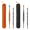 Soft Silicone Earwax Remover Portable Ear Cleaner Stainless Steel 2 Head Picks Pick Wax Removal Tool Cleaning Sticks Earpick 1