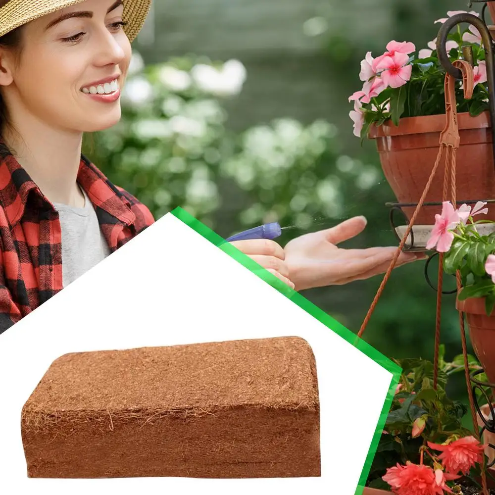 Organic Compressed Coconut Coir Brick