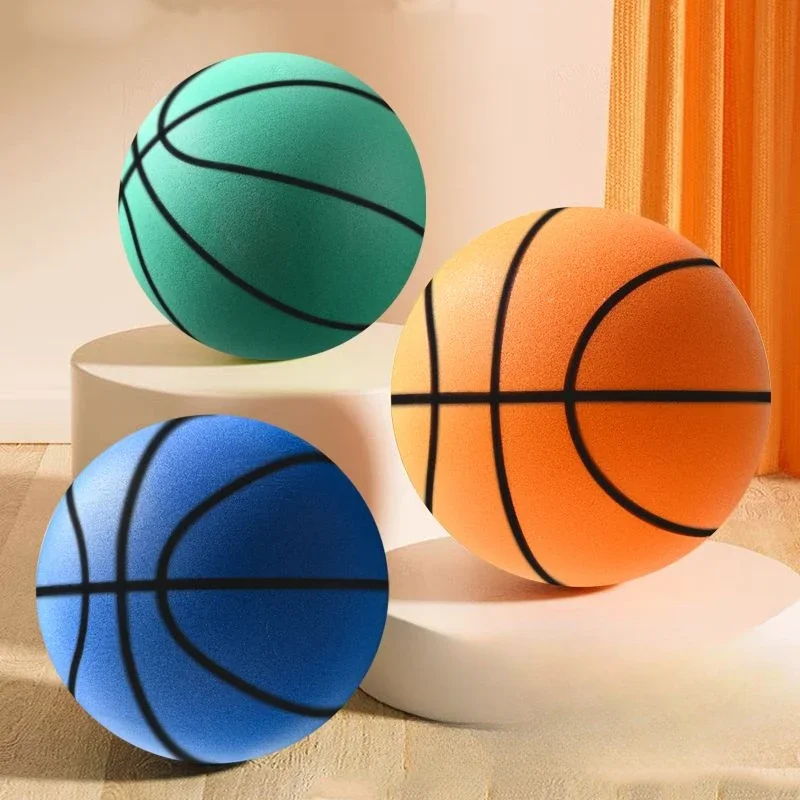 

Бесшумный баскетбольный мяч № 7 для тренировок в помещении, эластичная ракетка, мяч-губка, детский мяч с высокой эластичностью