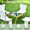 Foldable Mahjong Table with Travel Mini Mahjong Set Portable Mahjong Game Kits for Outdoor Camping Dormitory 3