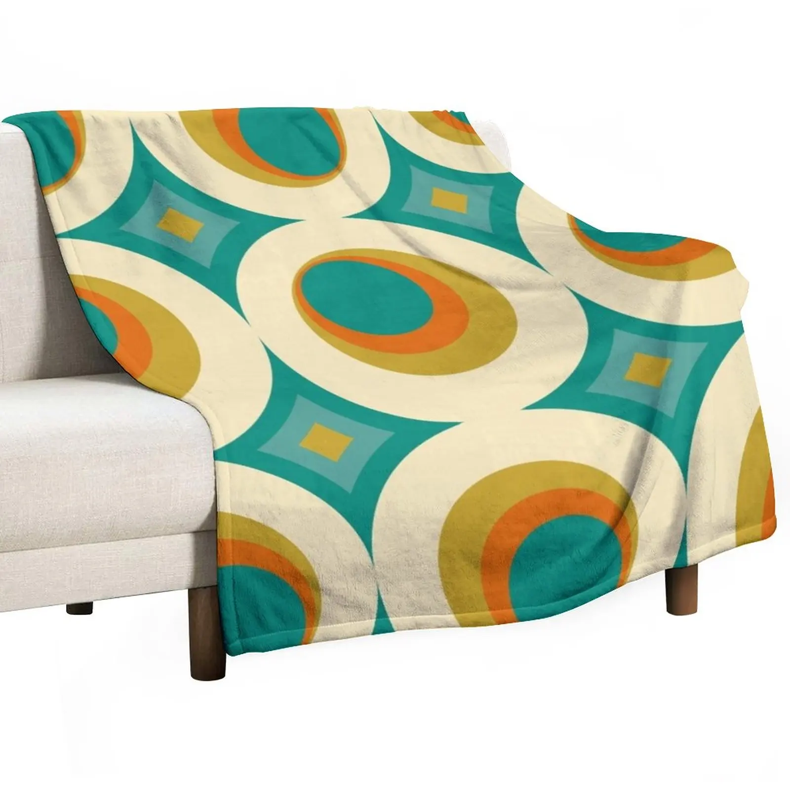

Mid-Century Modern Splash Throw Blanket Single Blanket Nap Blanket Sofa Throw Blanket Giant Sofa Blanket