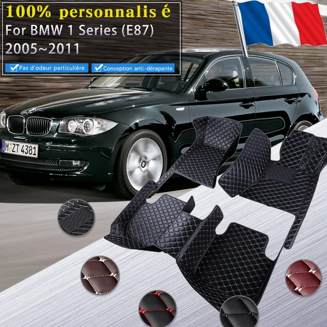 Tapis de sol de voiture pour BMW Série 1, E87, 2005 ~ 2011, Tapis