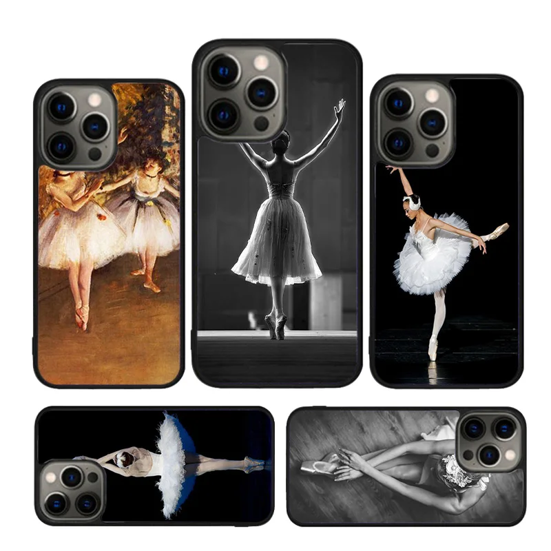Балетная балерина чехол для iPhone 15 SE 2020 XR X XS Max 6S 7 8 Plus 12 13 Mini 11 12 13 14 Pro Max бампер чехол
