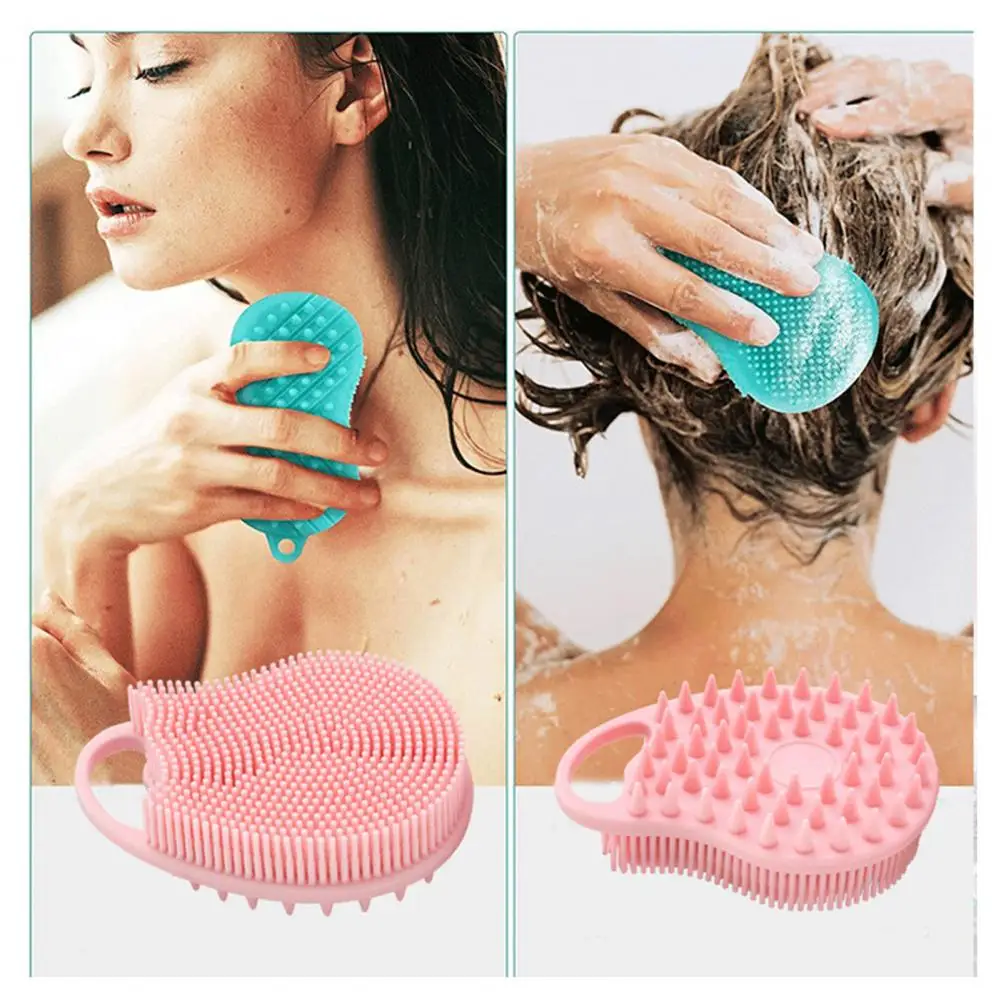 Dropship 2 In 1 Double-Sided Bath Brush Long Handle Rubbing Back