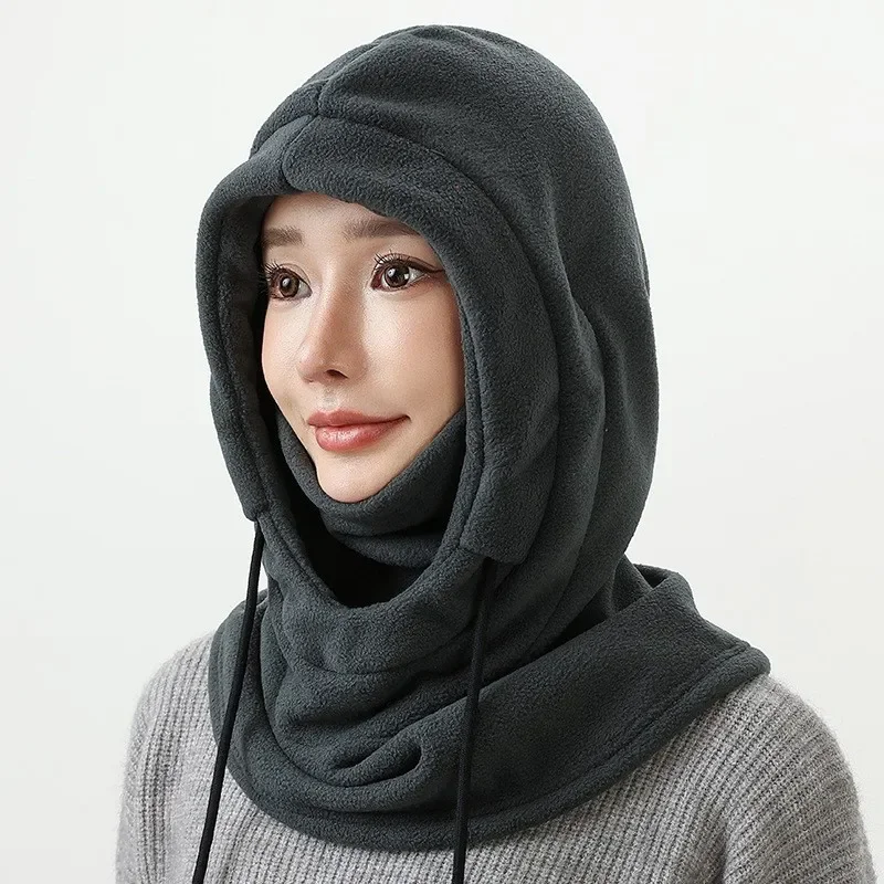 Winter Warm Cycling Hat Men Women Face Masks Scarf Windproof Cold Resistant with Velvet Cover Cycling Walking Skiing Face Mask