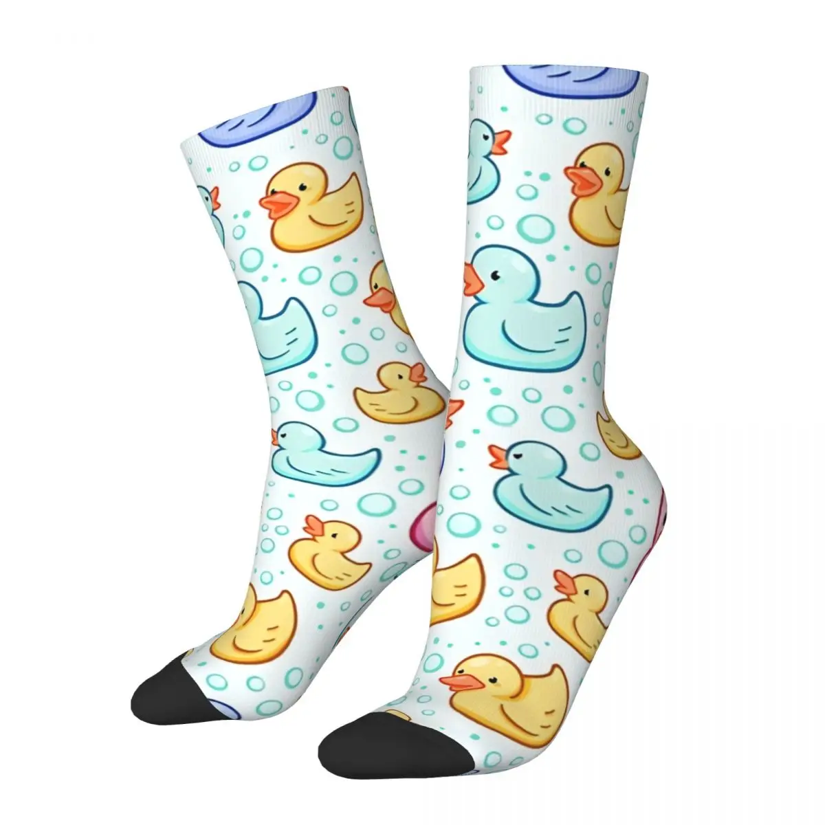 

Colorful Rubber Duck Kawaii Socks School Cartoon Pattern Socks