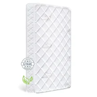 Premium Dual-Sided Crib & Toddler Mattress,100% Knitted Fabric,Premium Fleece-Hypoallergenic,5" Firm Soft Crib Mattress 1