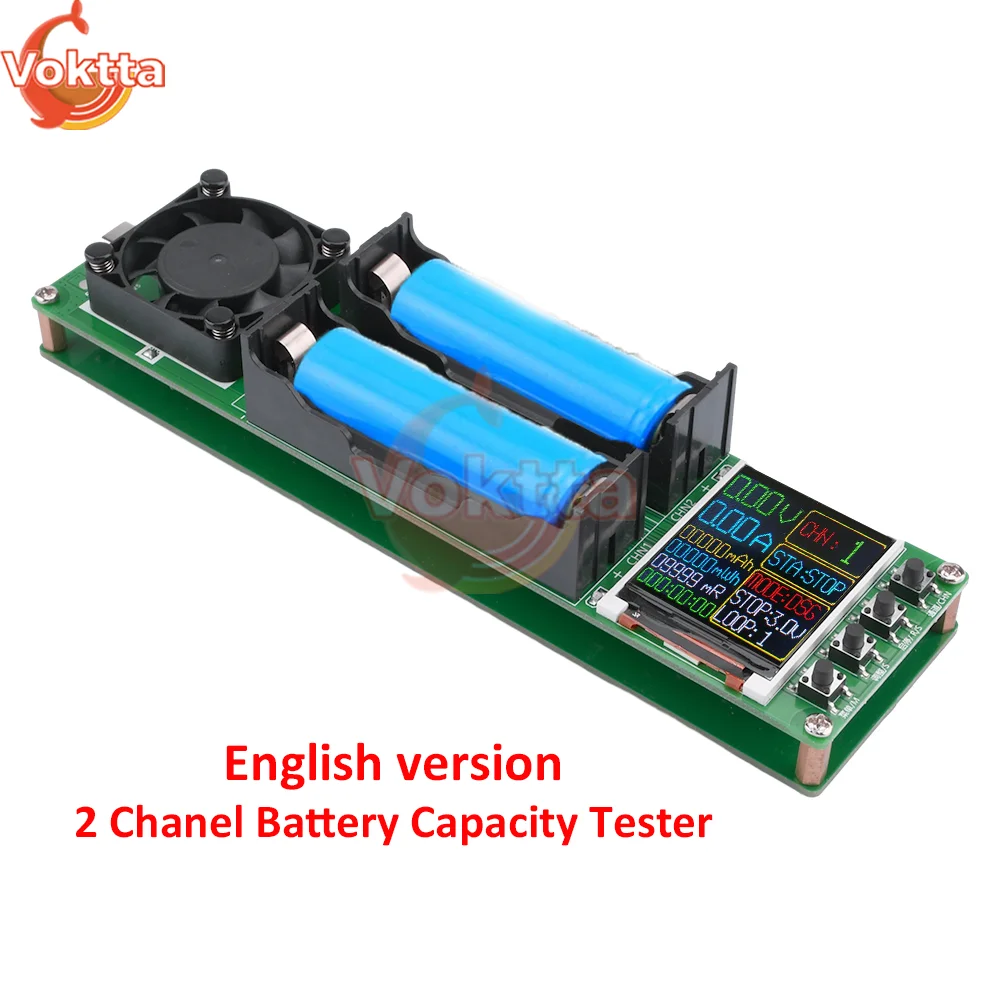 

18650 Battery Capacity LCD Tester Module MAh MWh Type-C Digital Display Lithium Battery Measurement Power Detector Tester