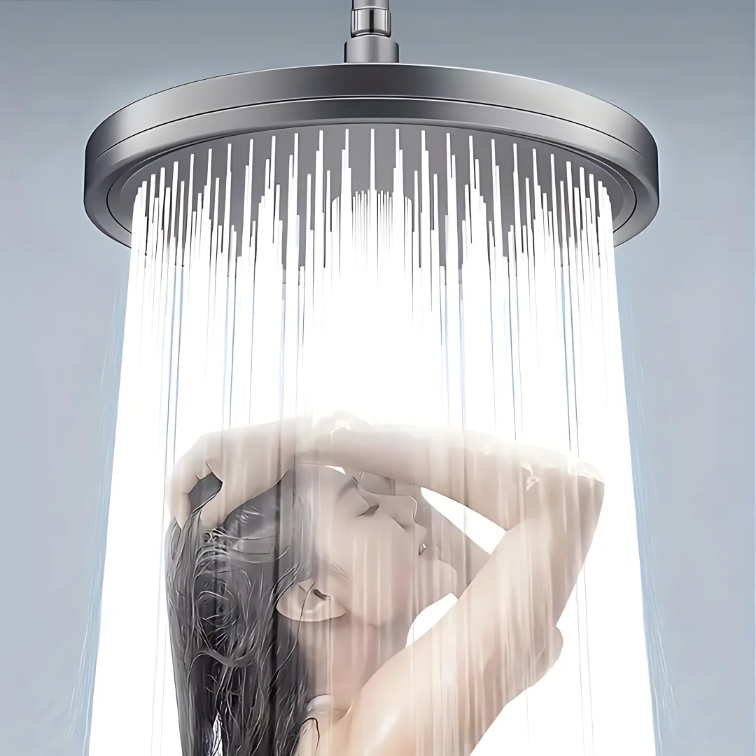 Six-speed Adjustable Shower Head Booster Sets