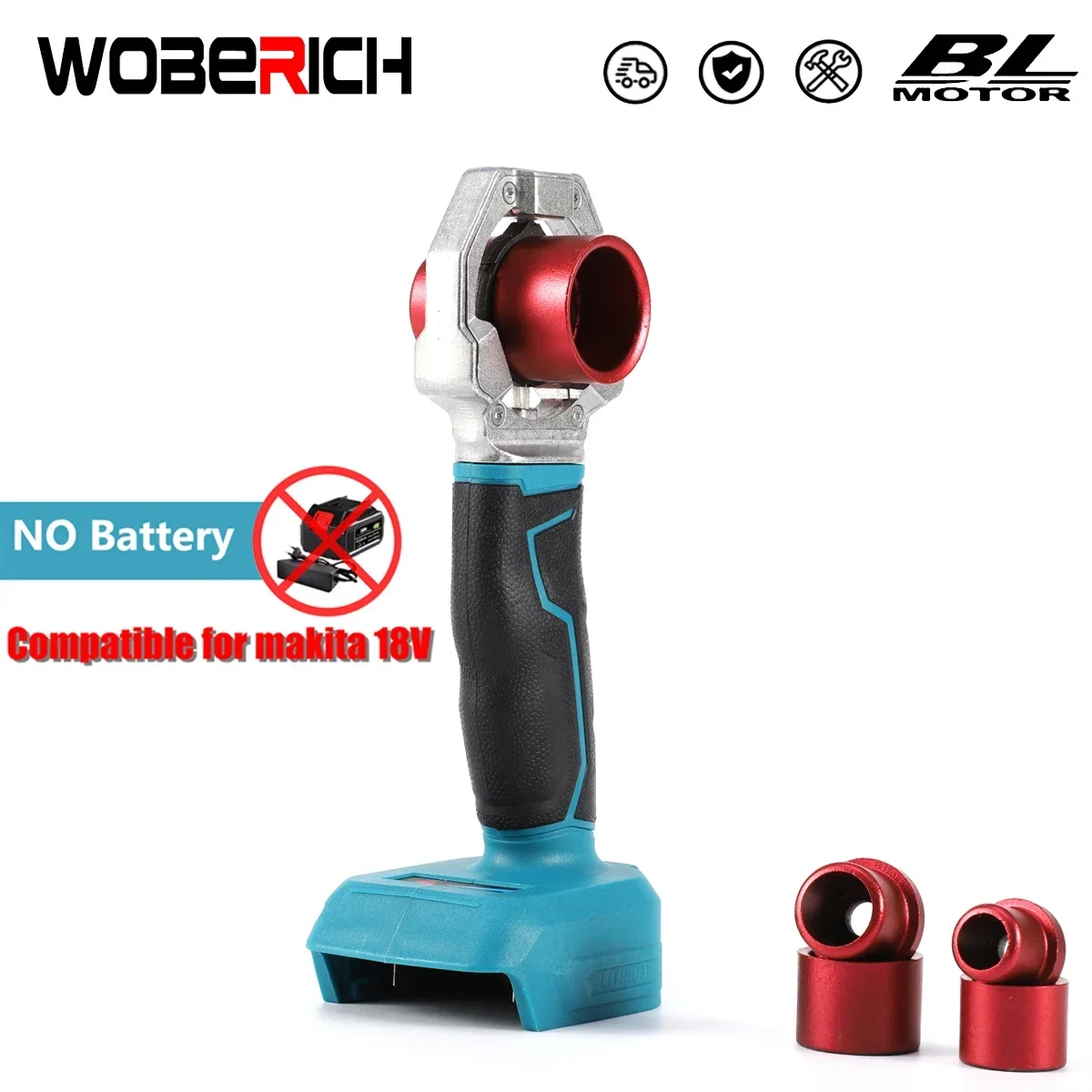 Rechargeable Hot Melt Machine Cordless PPR Water Pipe Melter Plastic Welding Machine with Replacement Heads For 18V Battery