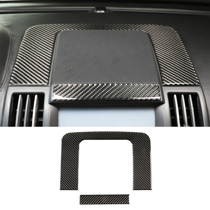 

For 2007-2012 Land Rover Freelander 2 soft carbon fiber car styling central control horn panel sticker car interior accessorie