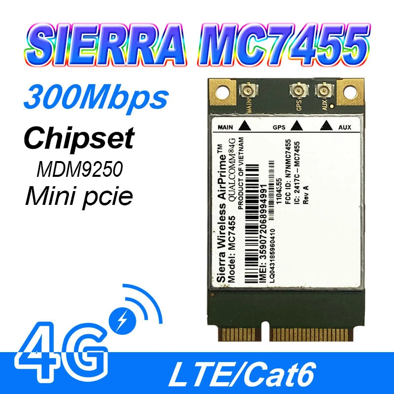 Sierra Wireless Mc7455 Original Fdd / Tdd Lte 4g Module Cat6 Dc-hspa ...