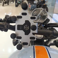 Motorcycle Phone Stand Aluminum Bike Mobile Phone Holder Cellphone Holder For Motorcycle Universal Phone Stand 540°Adjustable - Image 5