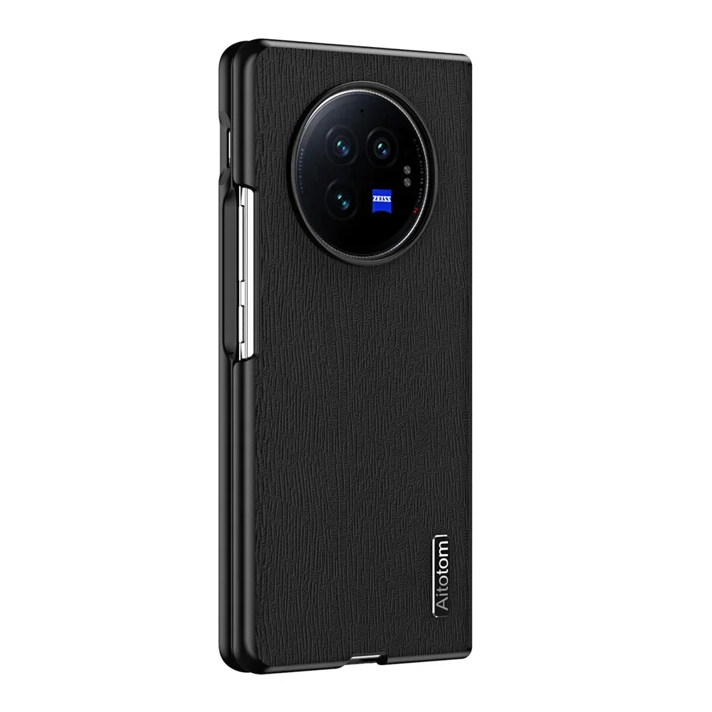 Leather Wood Pattern Slim Shockproof Protective Case