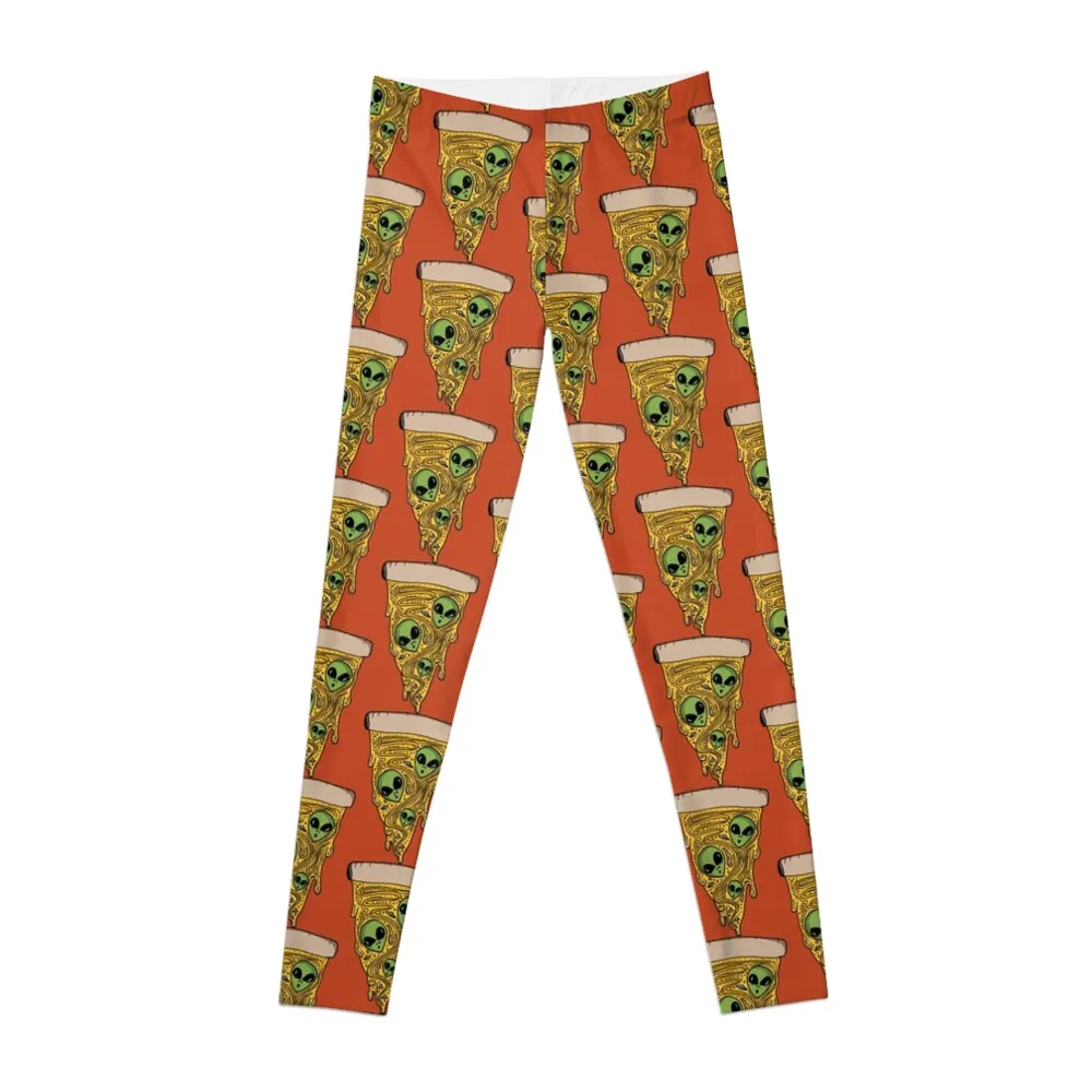 

Alien Pizza Leggings sportswear woman gym 2024 Women's fitness Womens Leggings