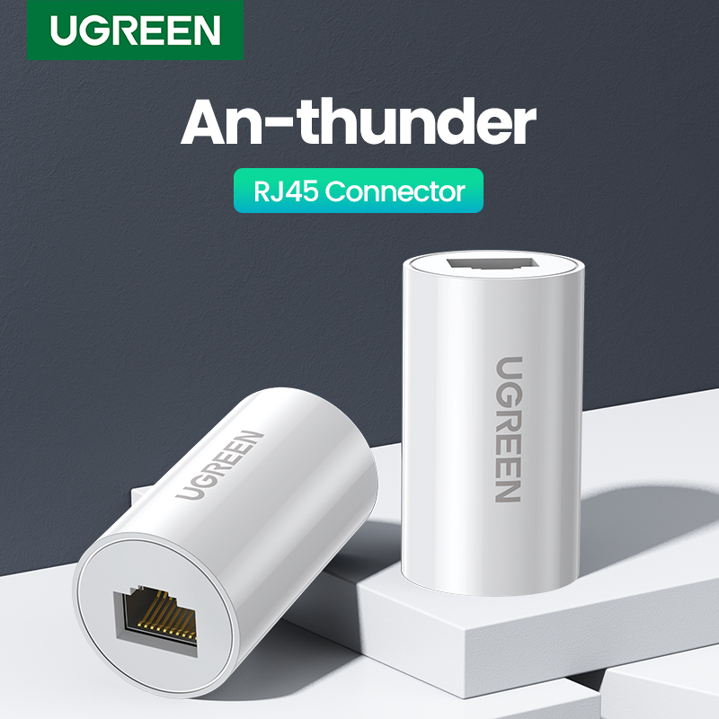 Ugreen RJ45 Ethernet Adapter 8P8C Female to Female Rj45 Connector Network Extension Cable Adapter Ethernet Cable
