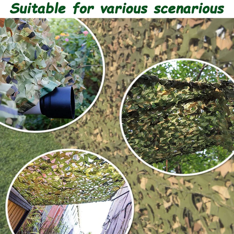 Hunting Camouflage Net Training Camo Netting Car Tent Awning Shade Mesh Forest Camouflage Net Outdoor Sport Camo Scarfs