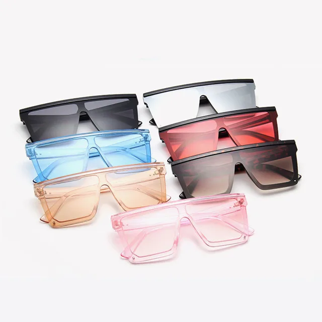  - OLOPKY 2022 Oversized Square Sunglasses Women Vintage Big Frame Women Sun Glasses Fashion Shades for Women/Men Gafas De Sol