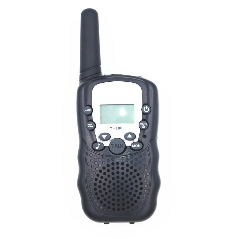 

HOT T388 UHF Two Way Radio Portable Handheld Children's Walkie Talkie with Built-in Led torch Mini Toy Gifts for Kids Boy Girls