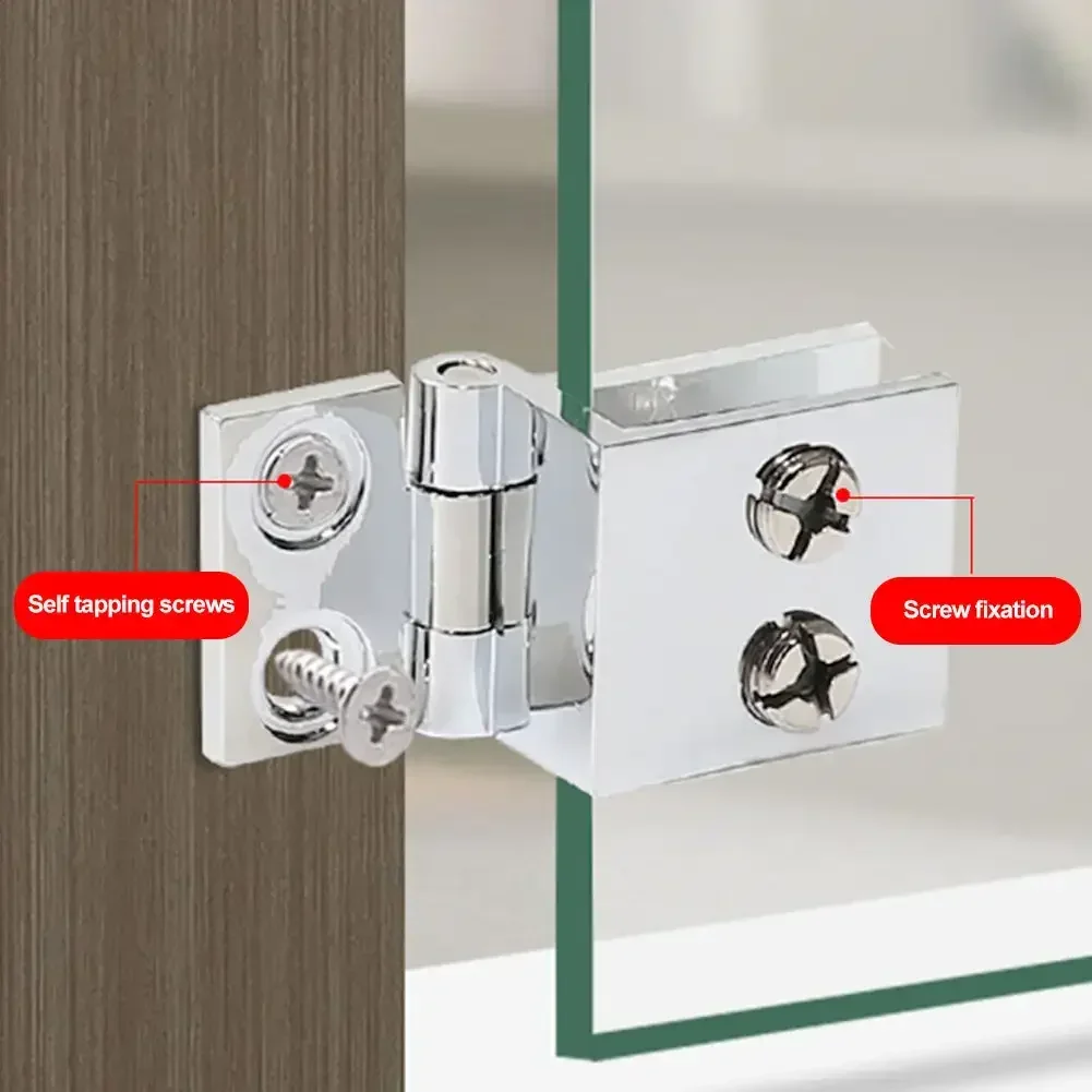 Cabinet Glass Door Hinges Wine Door Hinges Glass hardware Suitable glass thickness 5-8mm. 90/180/0 degree stainless steel hinges door hinges