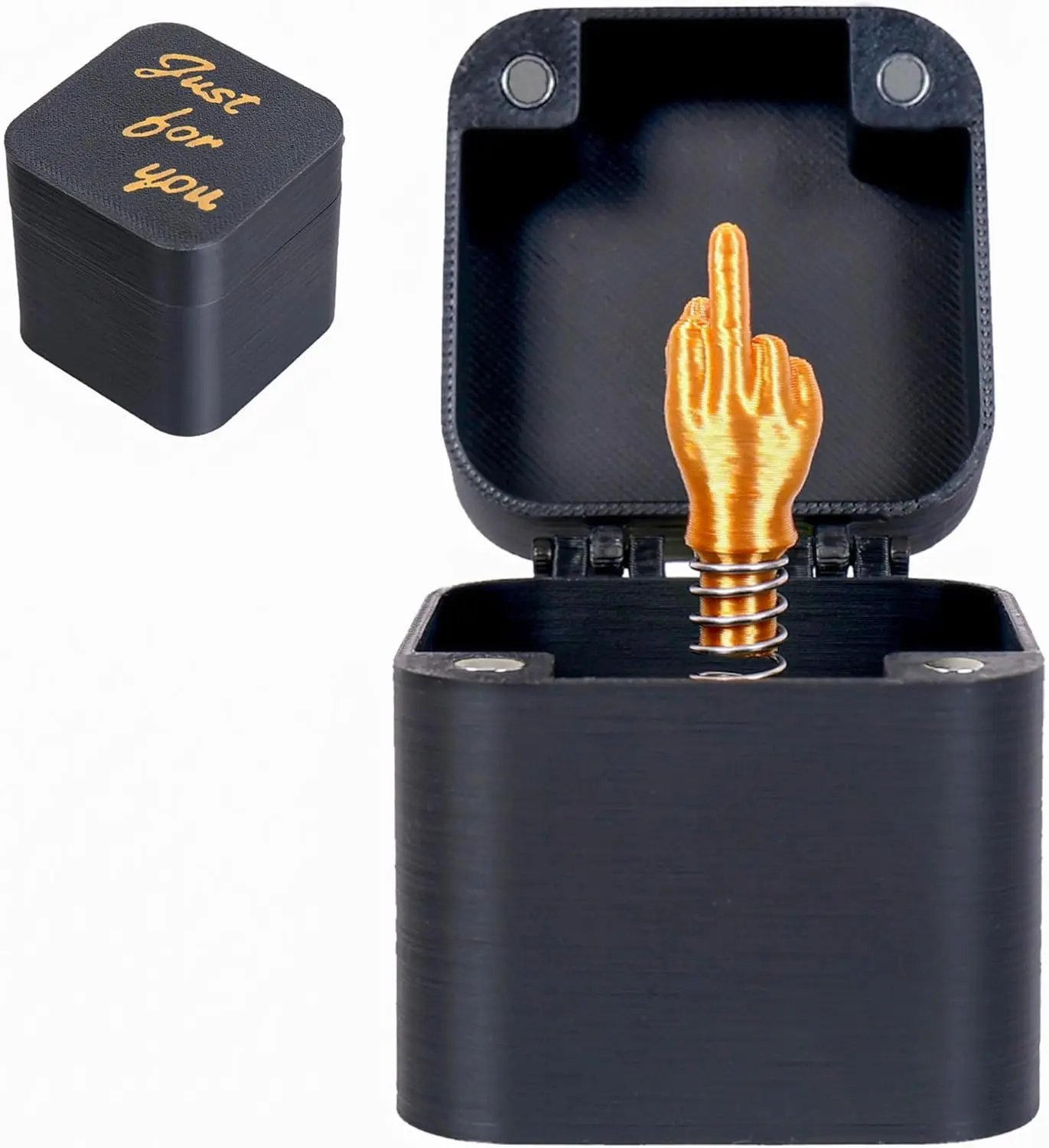 Middle Finger in Box Gag Gifts Christmas Funny Gifts White Elephont Gifts for Adults Joke Prank Gag Quirky for Men prank toys joke toys