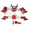 Aluminum Alloy Complete Front Rear Portal Axle for Axial SCX10 II AX90060 90046 90047 1/10 RC Crawler Truck Metal Upraded Parts 4