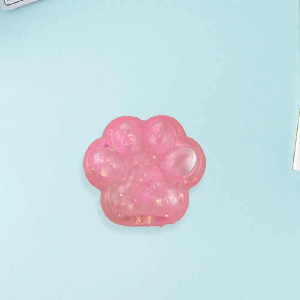 

Cute Flexible Material Safety Sensory Squeezing Cat Paw Ball Anti-stress Toy Adorable Stress Relief Toy Party Favors