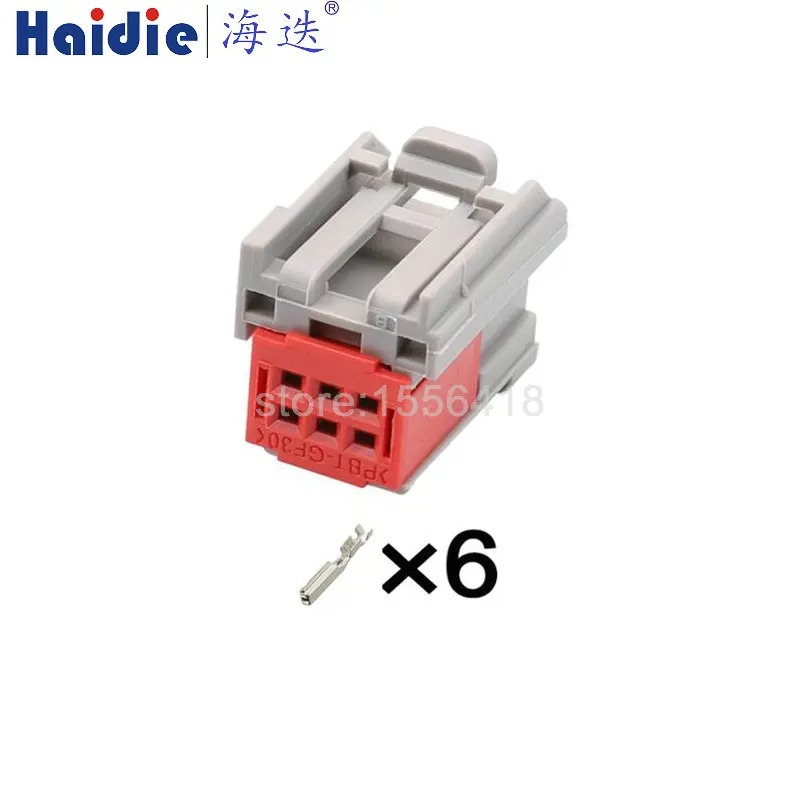 

1-20 sets 6pin auto wiring cable plug harness connector plug 1411325-2/1-1411325-2