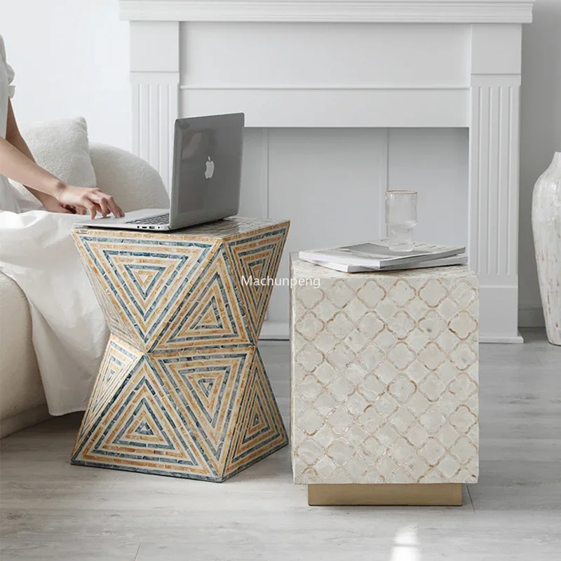 

Минималистичные журнальные столики для входа, мраморные дизайнерские журнальные столики для балкона, для прихожей, в эстетике, домашняя мебель