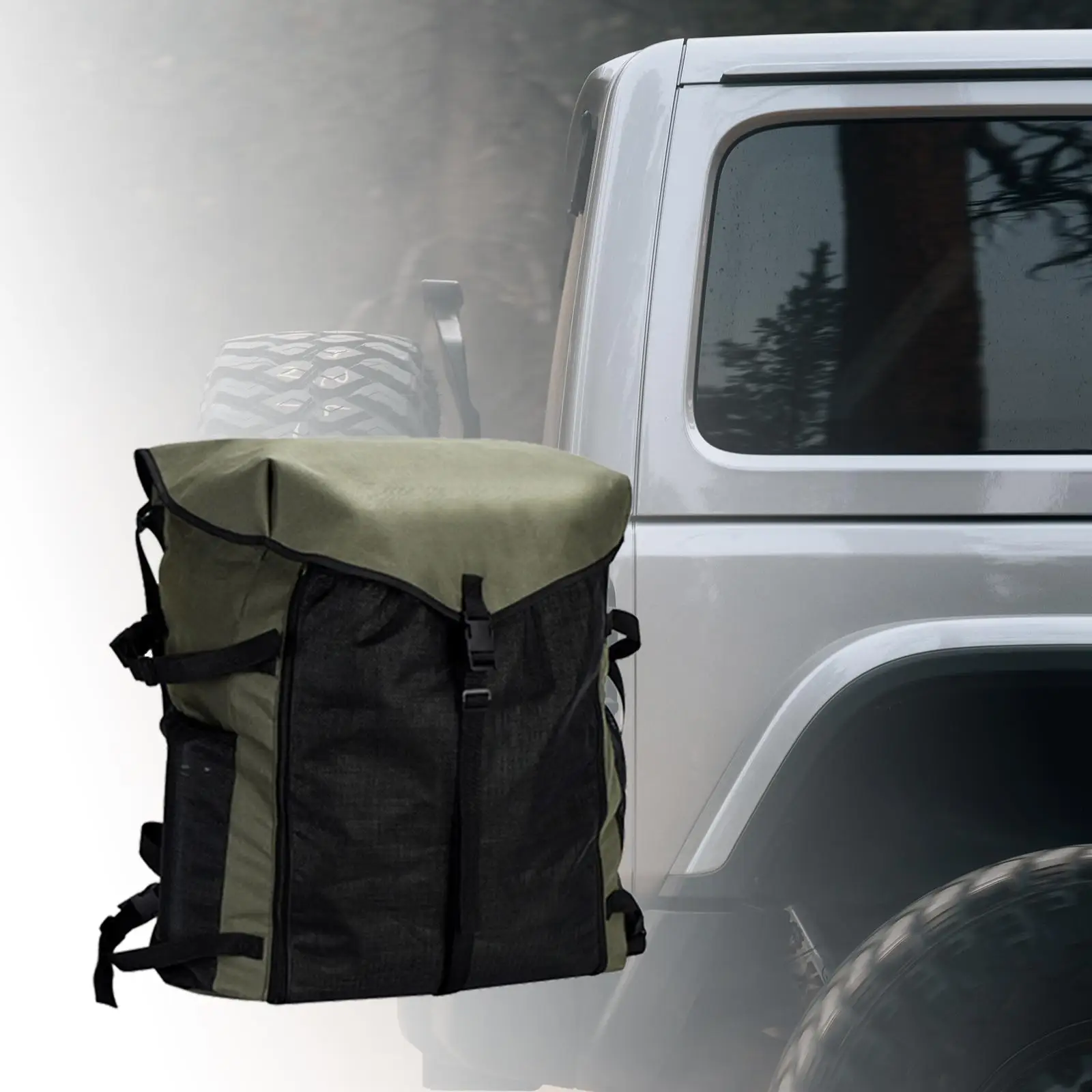 Spare Tire Storage Bag Oxford Cloth for RV Outdoor Truck SUV Off-road Recovery Gear