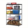 Storage Racks shelving organizers, heavy-duty garage units with leveling feet, stable metal 1