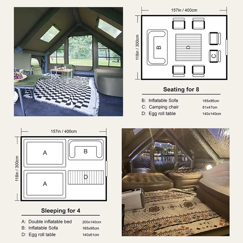 Inflatable Camping Tent 6