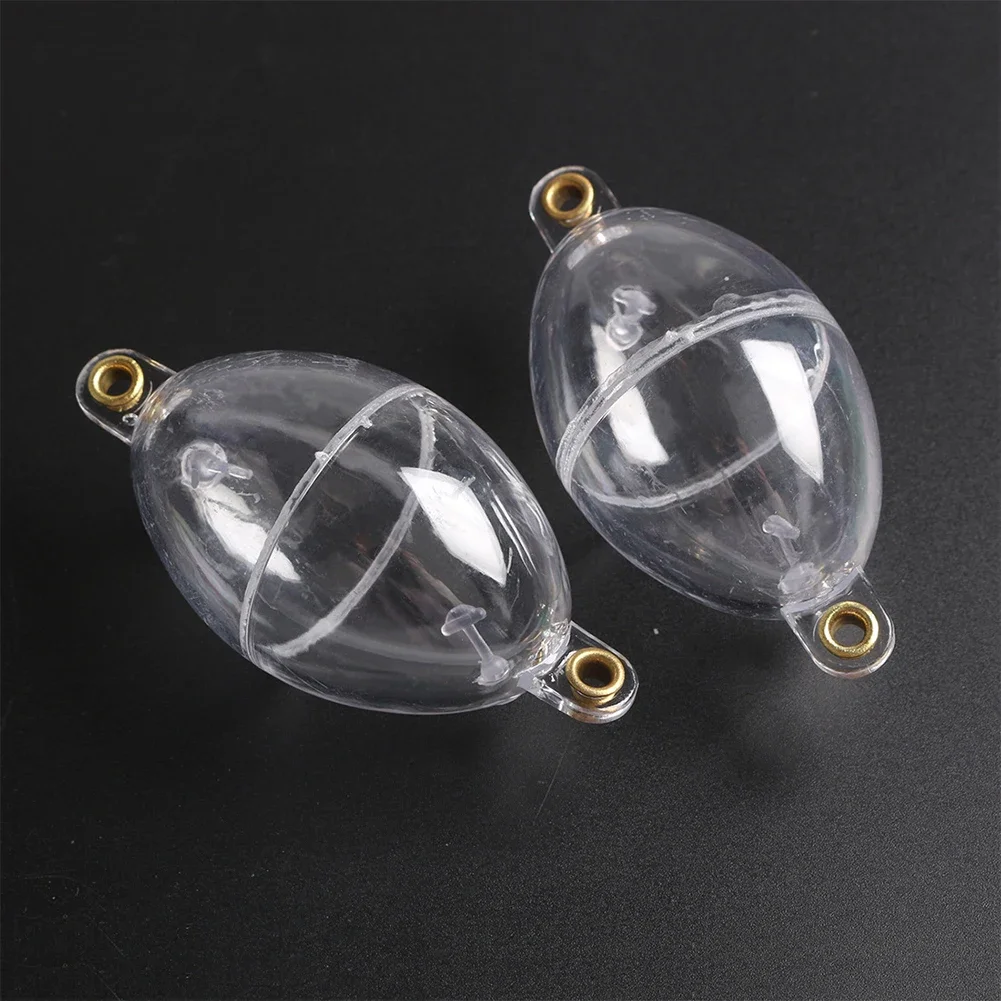 3PCS Bubble Float Hollow Balls In Line Fishing Floats Slide Bubbles Line Through Tools Water Ball Hollow Fishing Accessories
