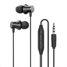 

Lenove HF130 Wired Earphones In-Ear Handfree Headphone HiFi Deep Bass Earbuds Noise-Cancelling Sports Headset For Android Phone